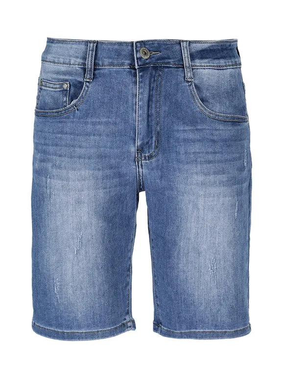 3D JEANS PANTALONES CORTOS DE MEZCLILLA PARA HOMBRES
