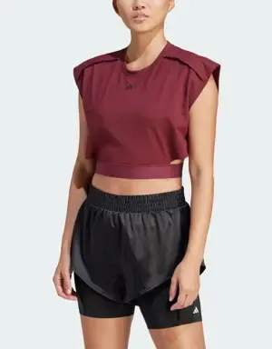 Adidas Camiseta corta sin mangas Power AEROREADY