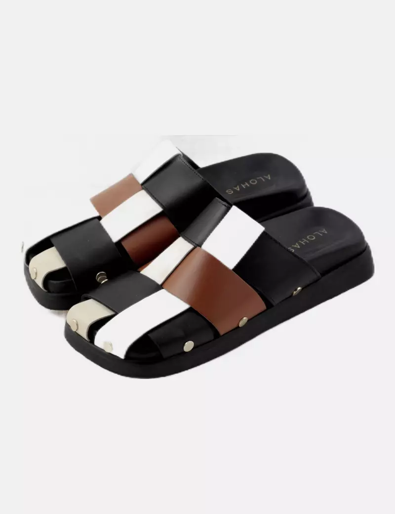 Alohas Zueco casual negro