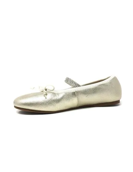 bailarina dorada con goma