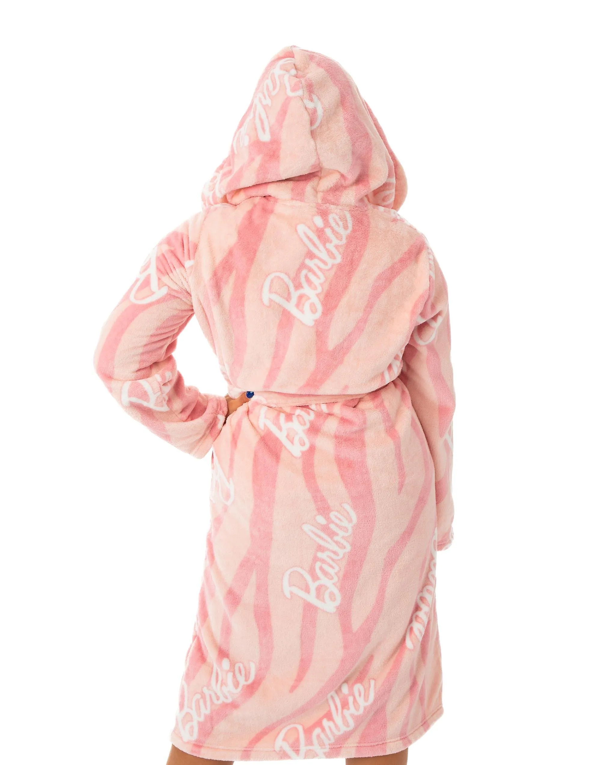 Barbie Albornoz con capucha para mujer rosa