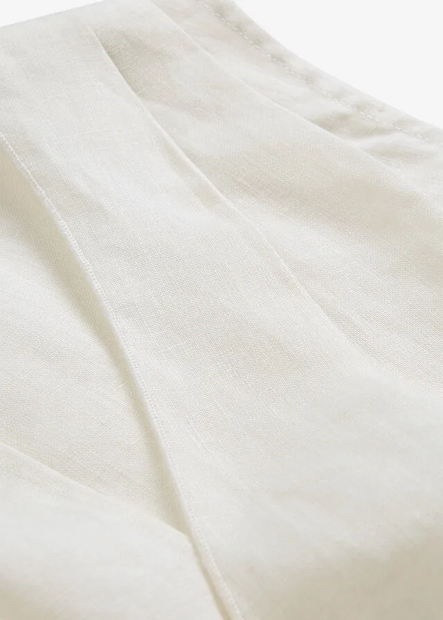 Blusa sin mangas Blanco lana