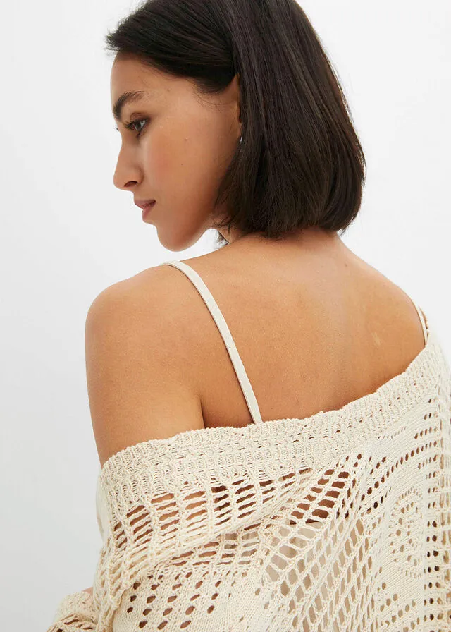 Blusa sin mangas gris guijarro