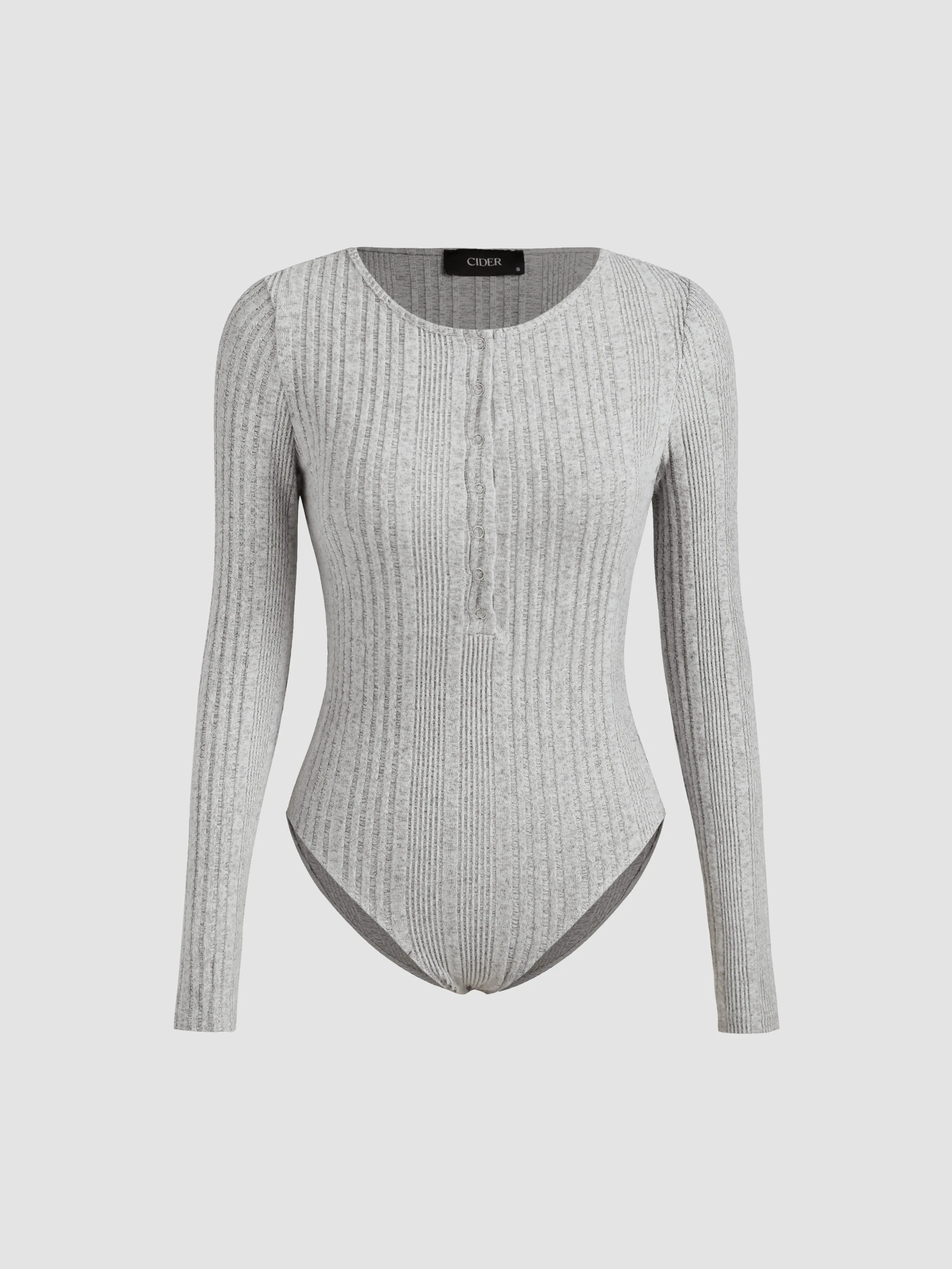  Body de Canalé Sólido con Hebilla