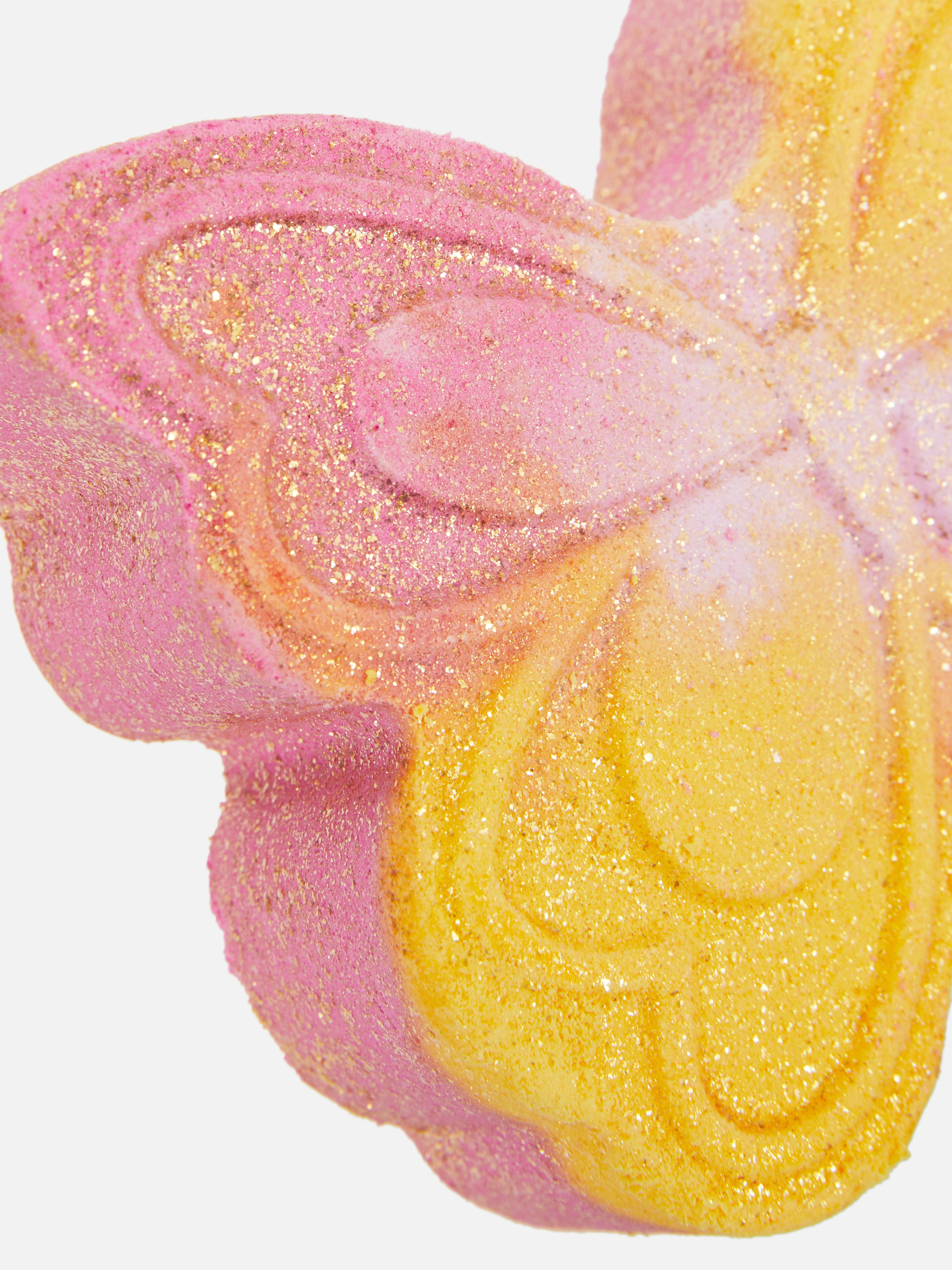 Bomba de baño con forma de mariposa