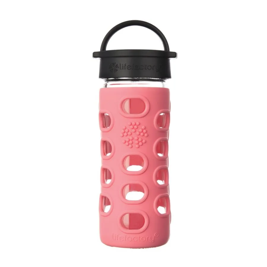Botella Lifefactory Classic Coral. 350 ml.