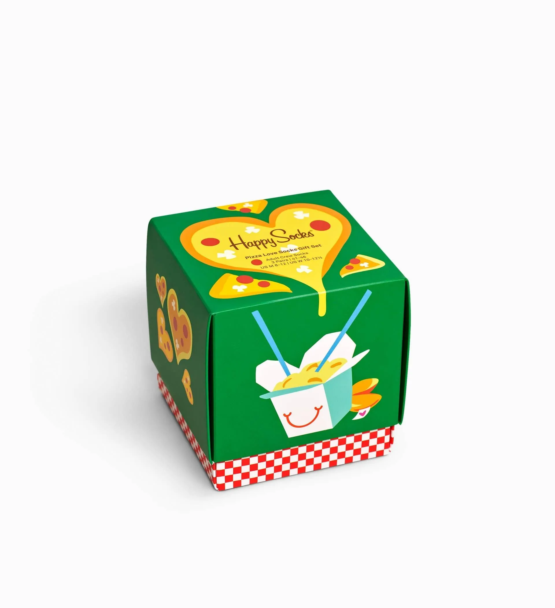 Caja regalo3 Calcetines Pizza Love