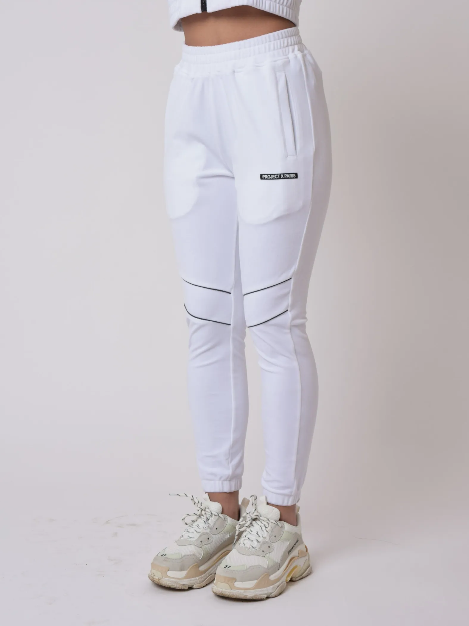 Calcetines de jogging básicos con ribete de contraste