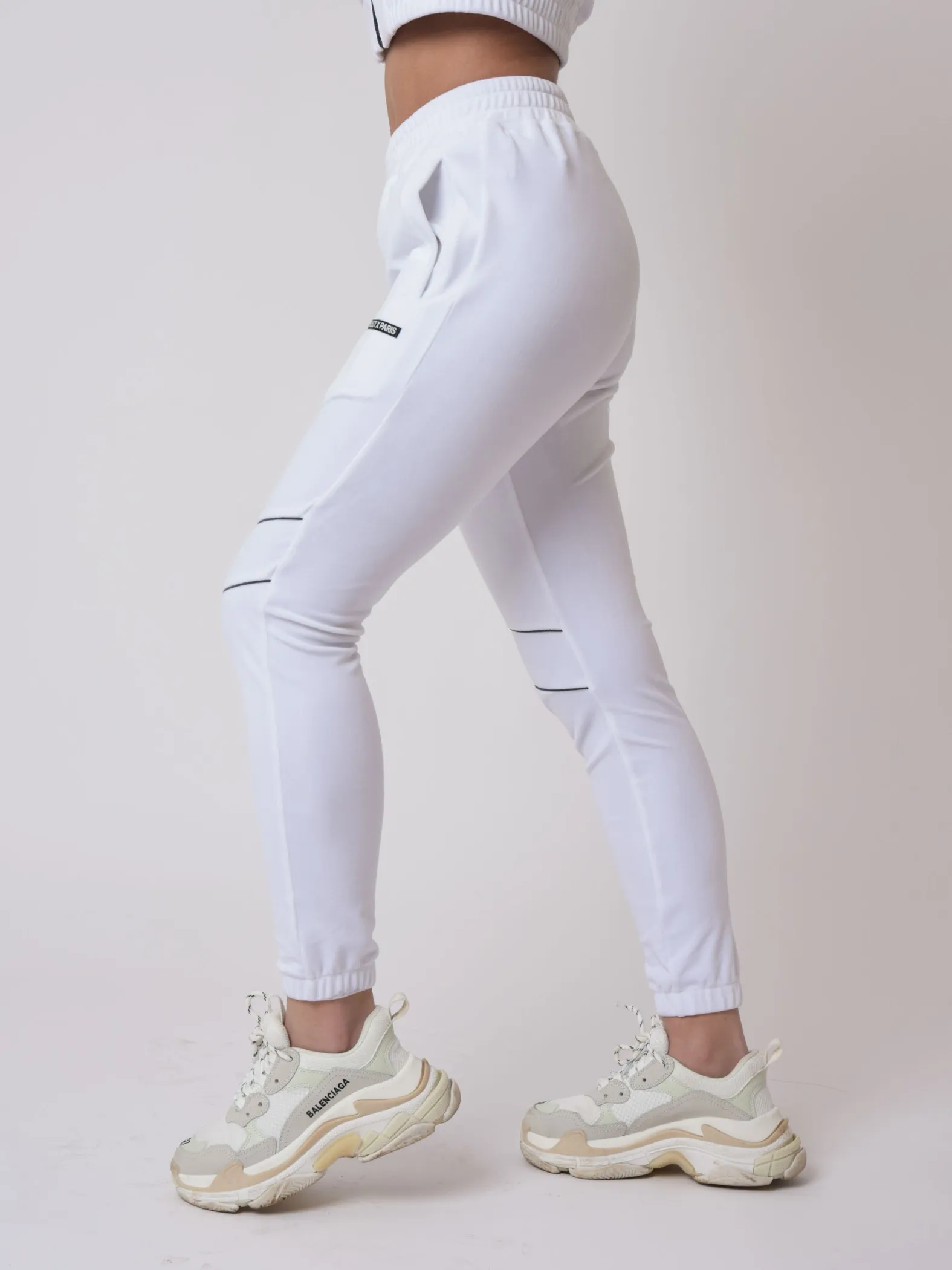 Calcetines de jogging básicos con ribete de contraste