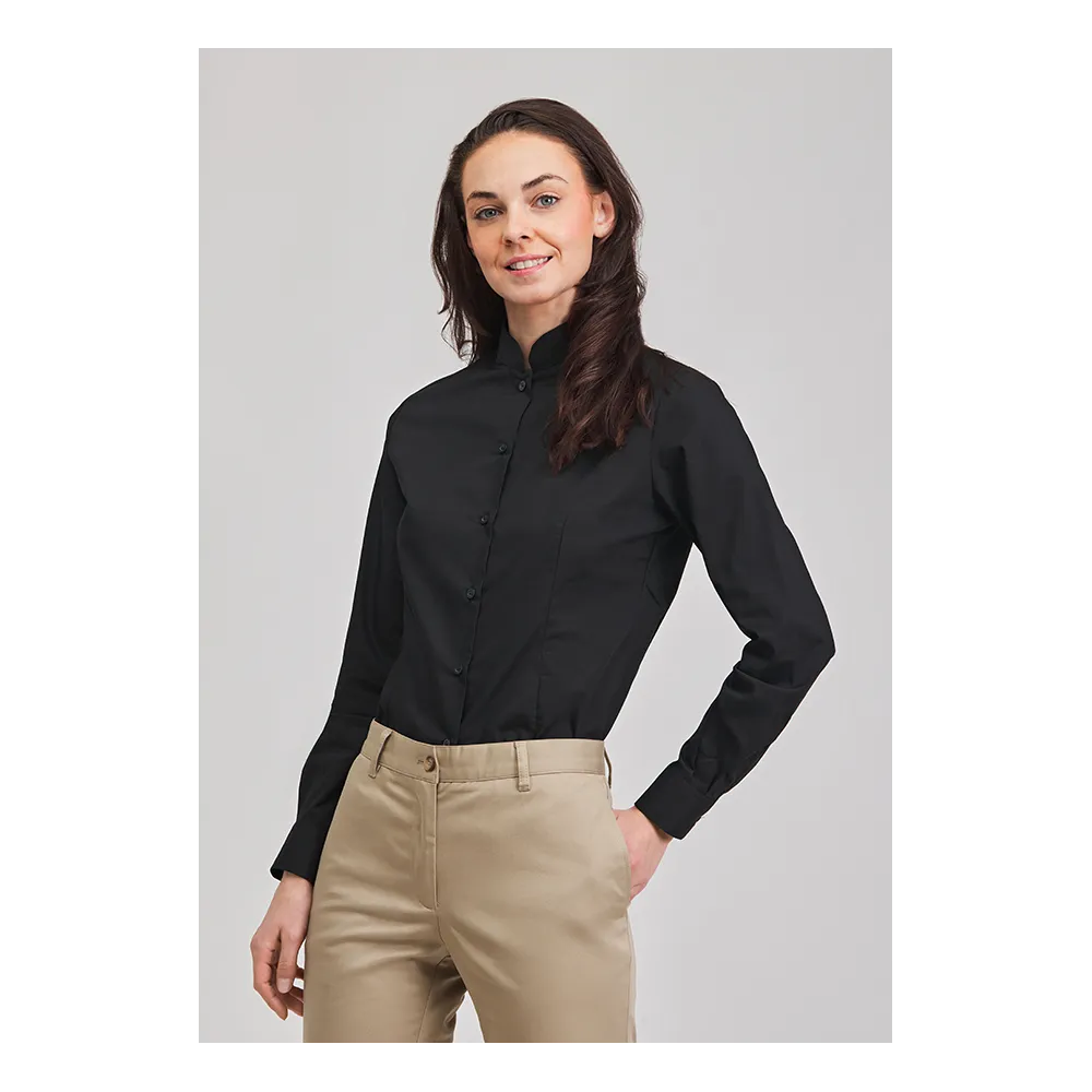 Camisa M/L cuello Mao