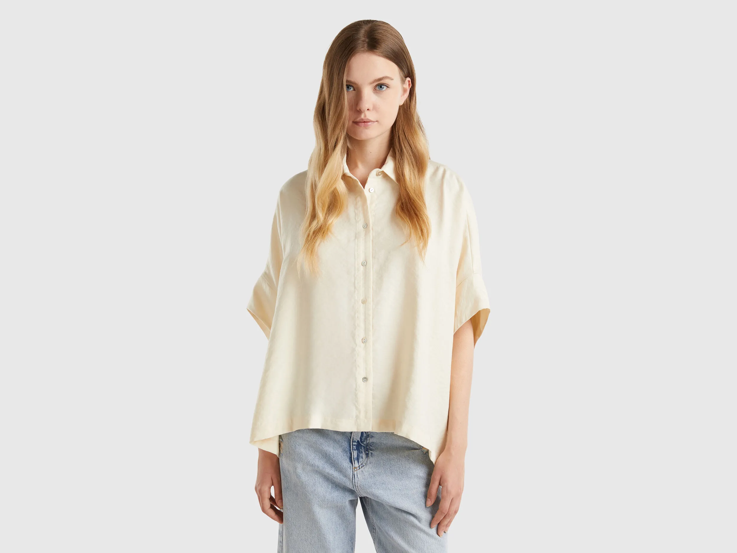 Camisa oversize de mezcla de Modal®