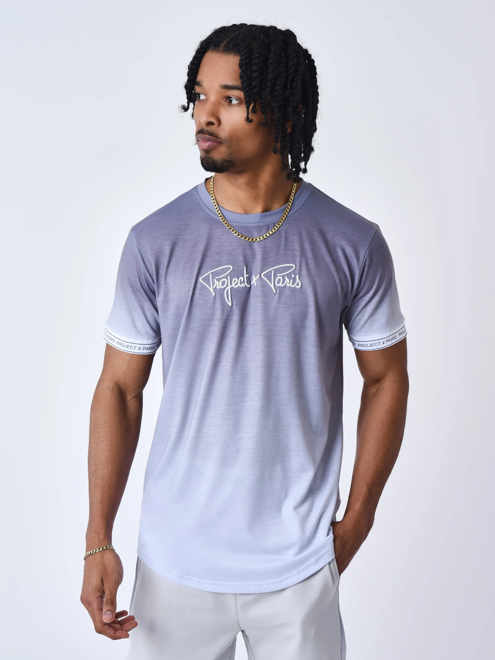 Camiseta con efecto degradado