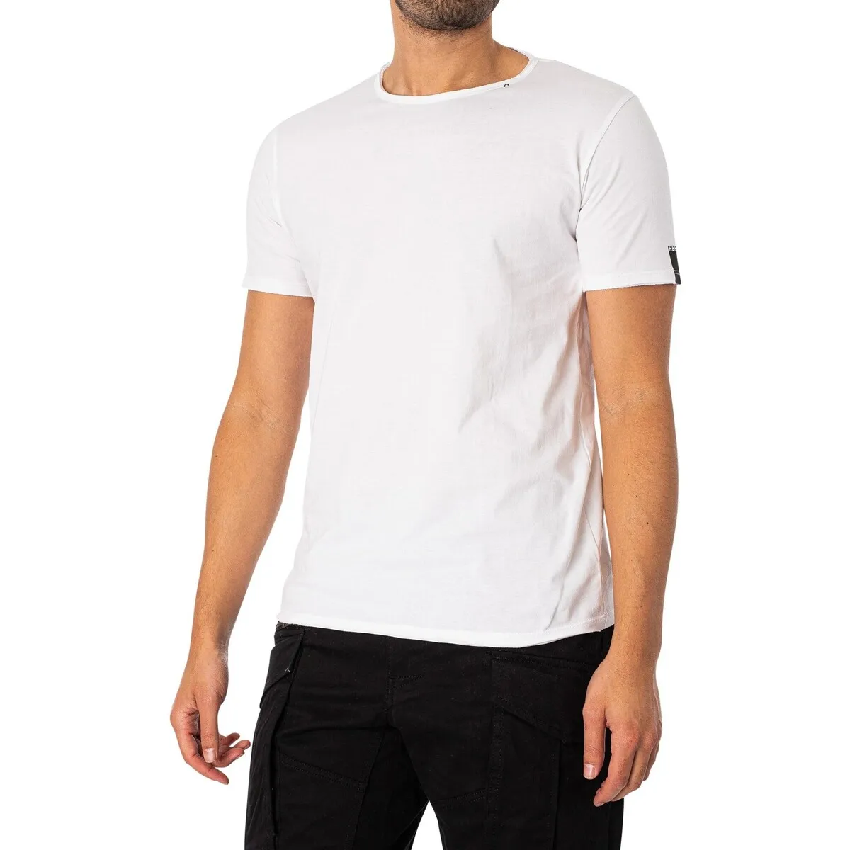 Camiseta Con Logo Y Mangas Recuadradas