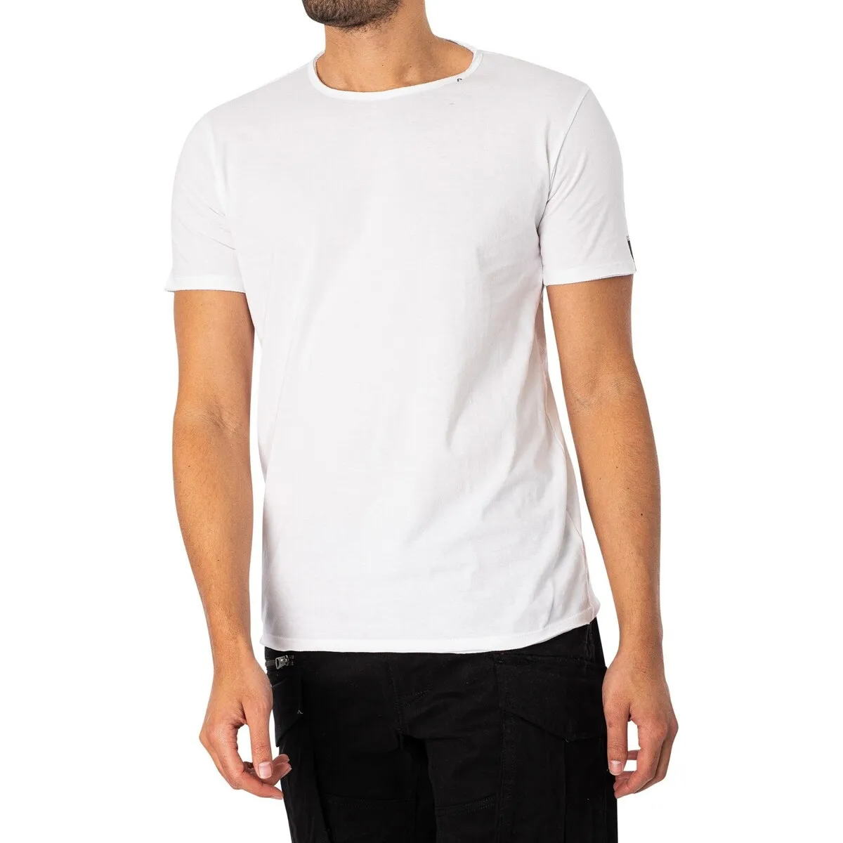 Camiseta Con Logo Y Mangas Recuadradas