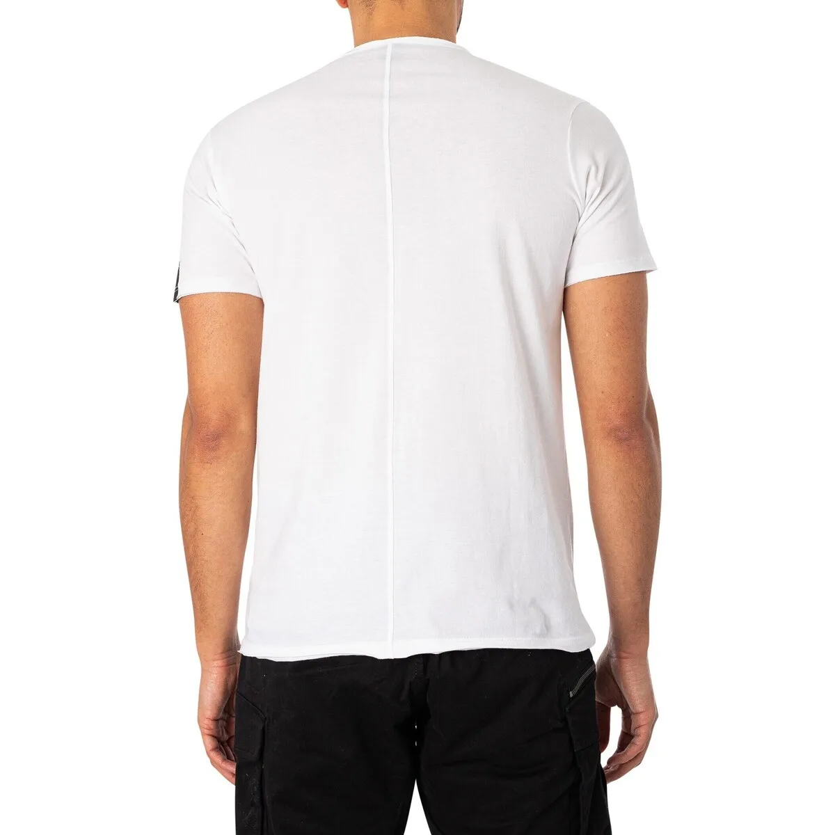 Camiseta Con Logo Y Mangas Recuadradas