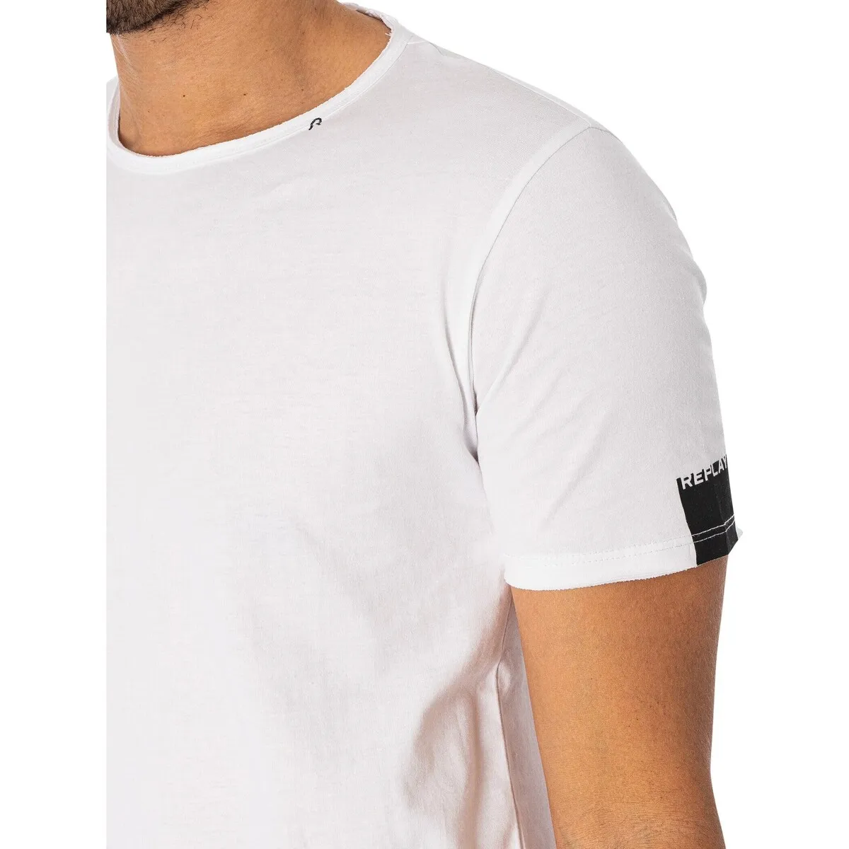 Camiseta Con Logo Y Mangas Recuadradas
