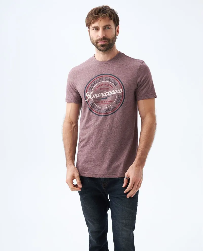 Camiseta cuello redondo para hombre