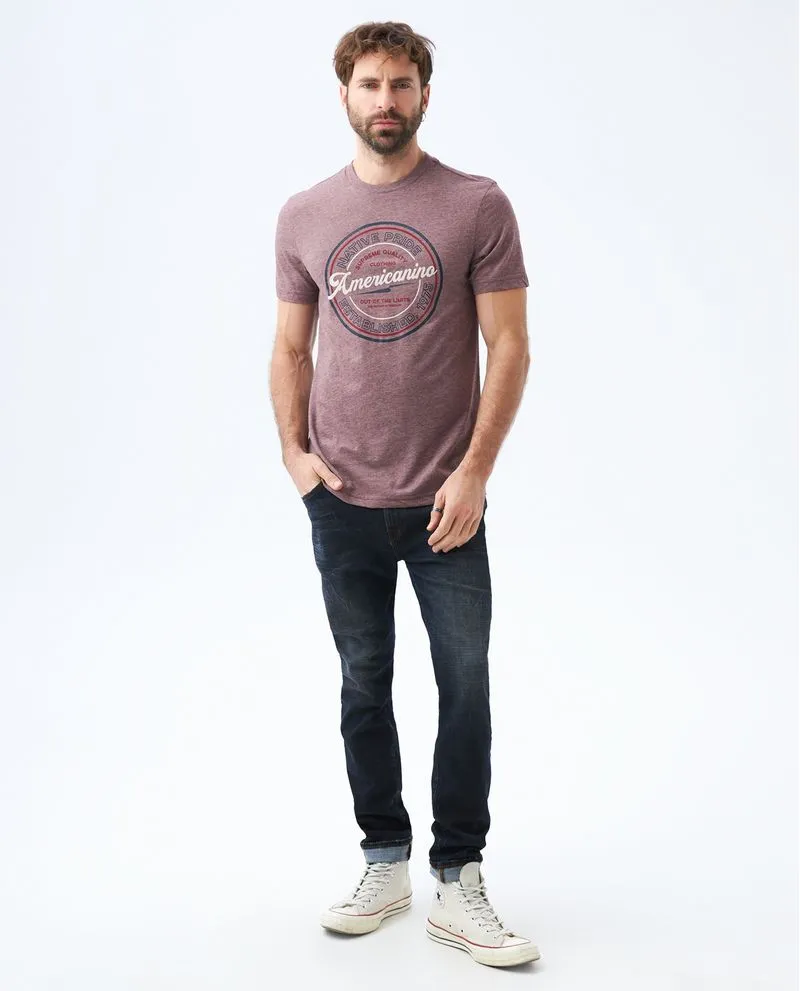 Camiseta cuello redondo para hombre