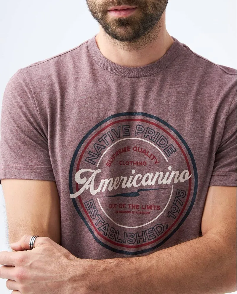 Camiseta cuello redondo para hombre
