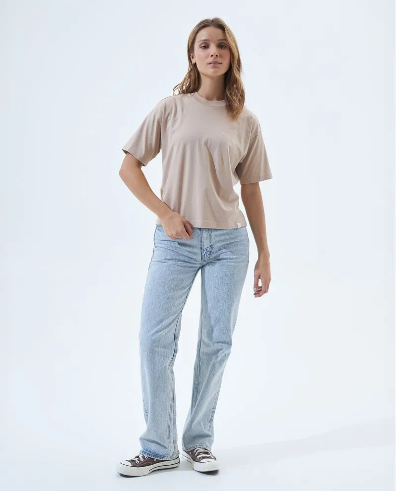 Camiseta cuello redondo para mujer