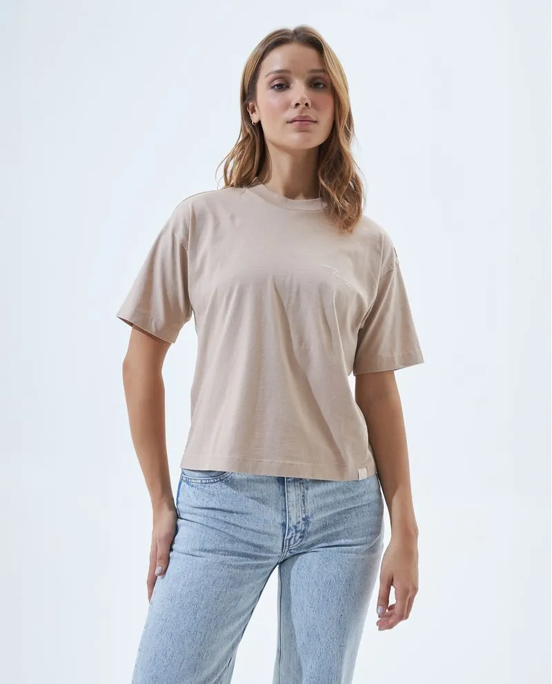 Camiseta cuello redondo para mujer