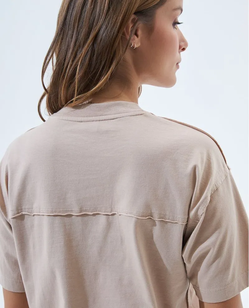 Camiseta cuello redondo para mujer