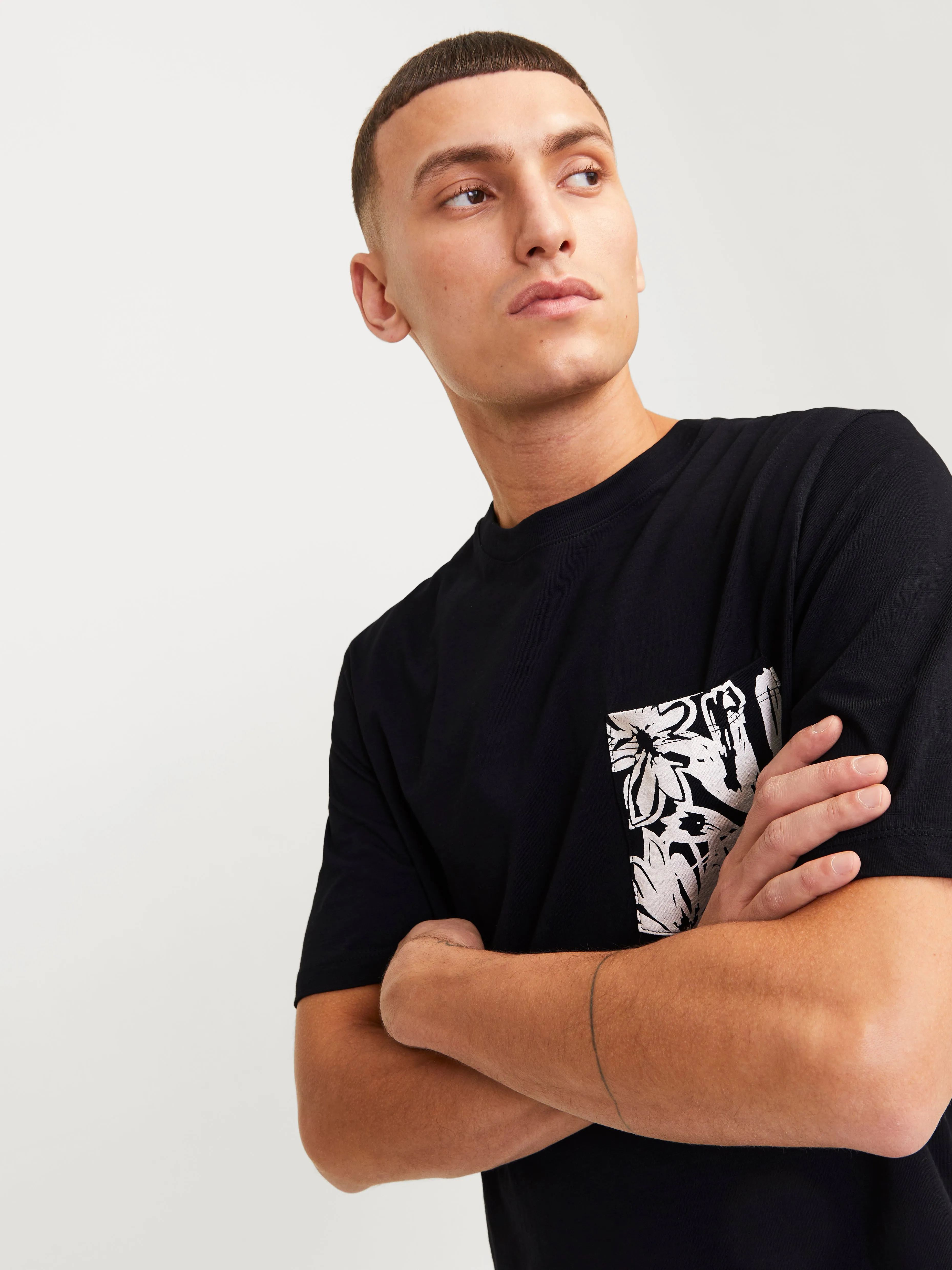 Camiseta Estampado Cuello redondo | Negro | Jack & Jones®