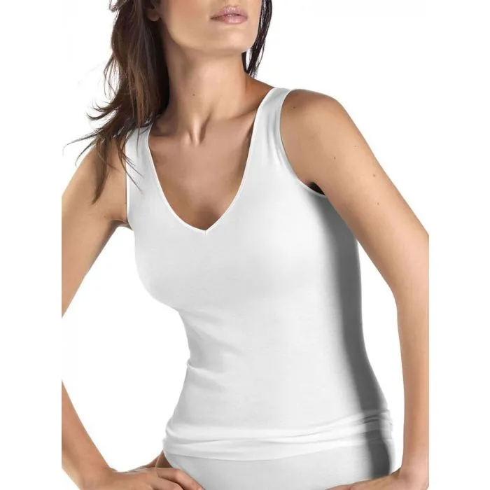 Camiseta Hanro tirantes anchos Cotton Seamless 071602