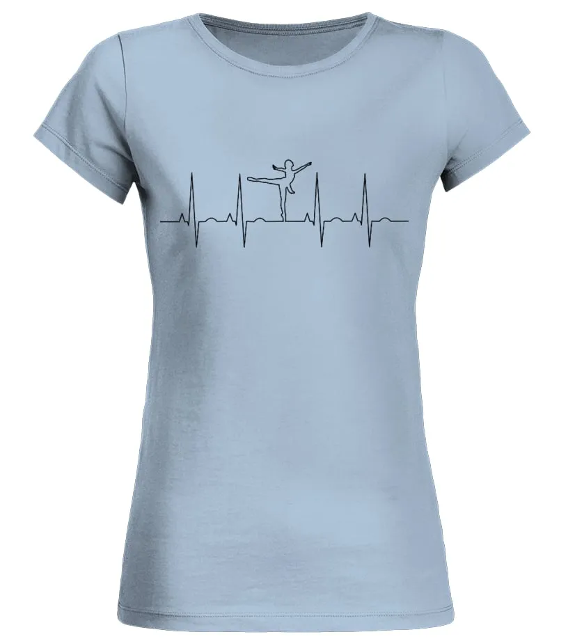 Camiseta Latidos Mujer Camiseta cuello redondo Mujer