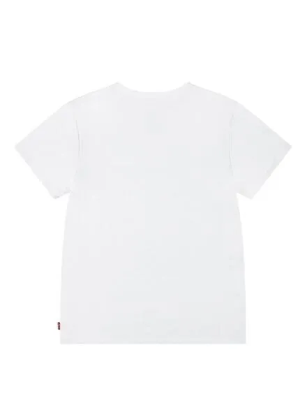 Camiseta Levis Hit Blanco Para Niño