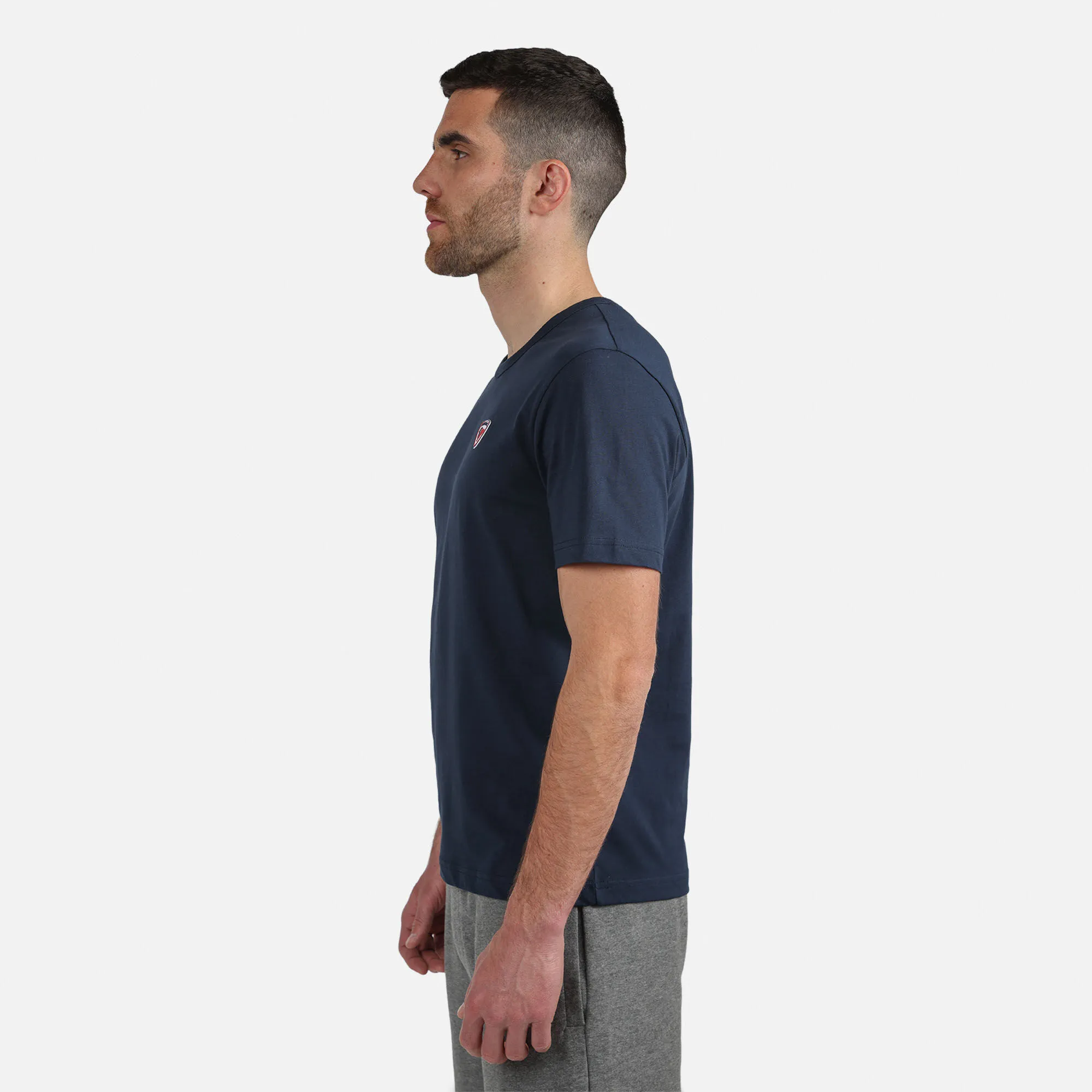Camiseta lisa logo para hombre