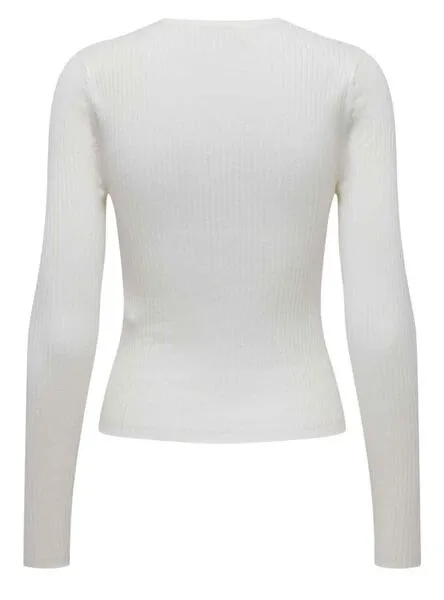 Camiseta Only Ashley Blanco para Mujer