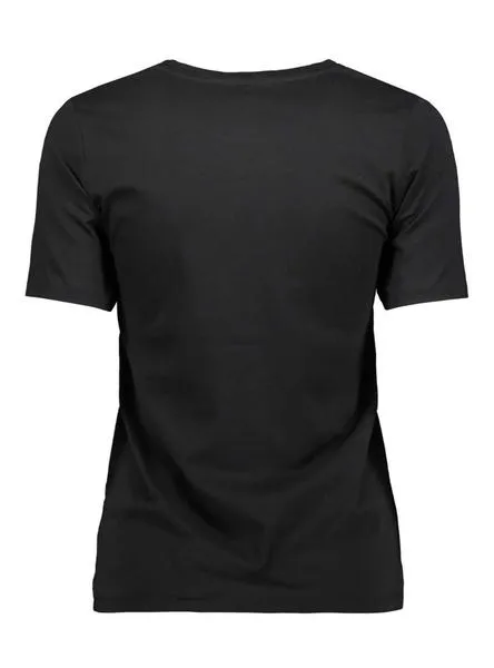 camiseta only weekday negro para mujer