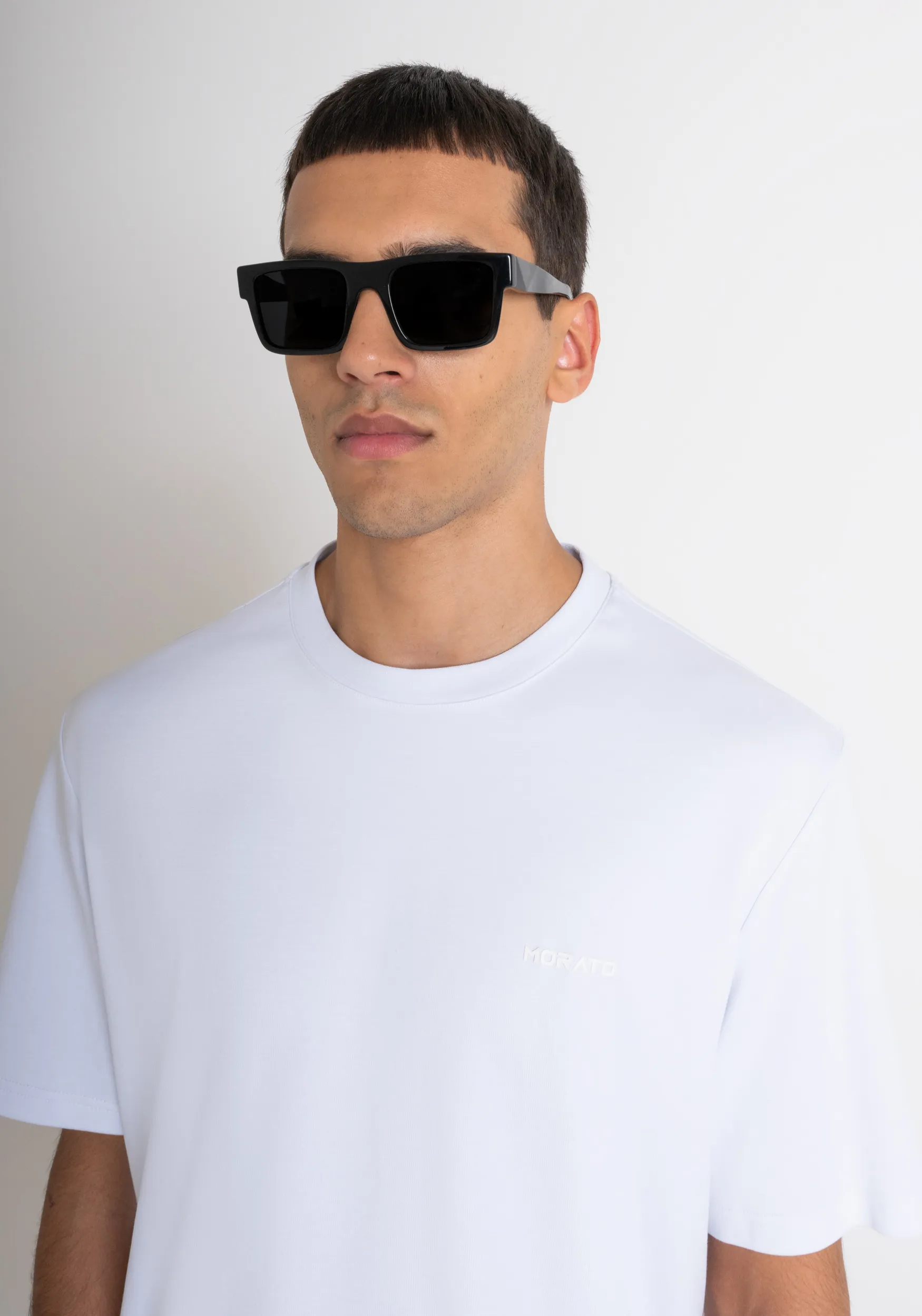CAMISETA RELAXED FIT DE ALGODÓN BLANCO SUAVE
