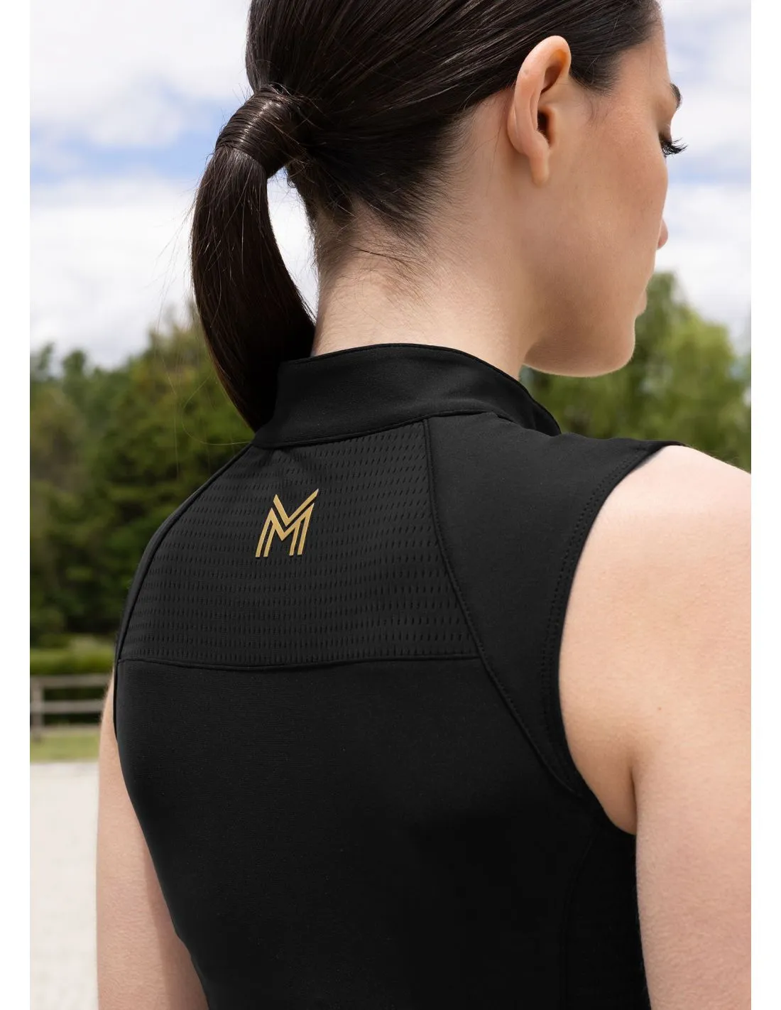 Camiseta sin mangas Base Layer Miral Negro Maximilian