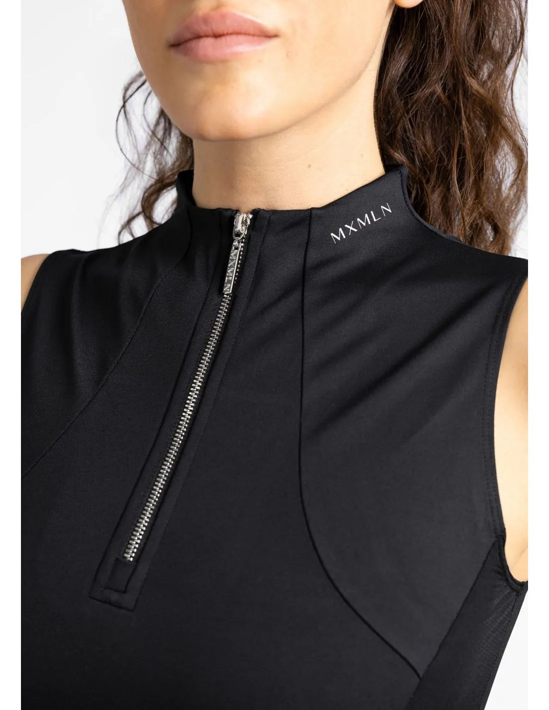 Camiseta sin mangas Base Layer Negro Maximilian