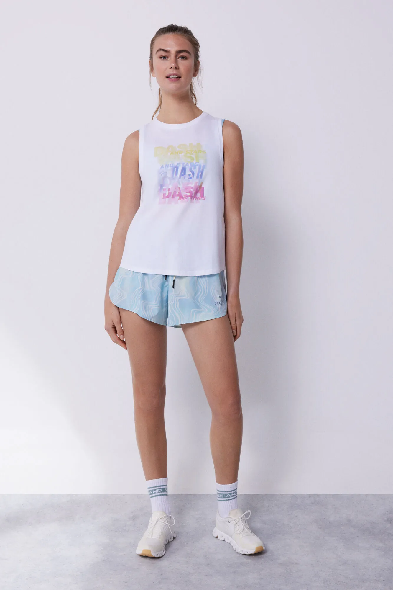 Camiseta sin mangas blanco