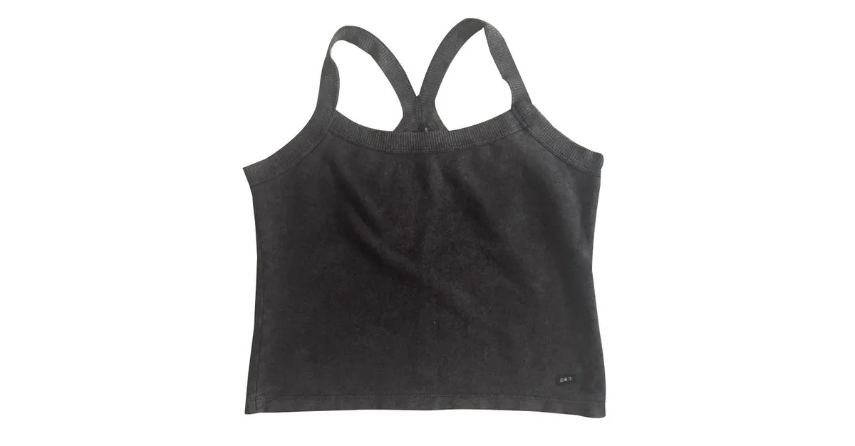 Camiseta sin mangas Gris 