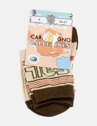 Carlomagno Calcetín bicolor casual