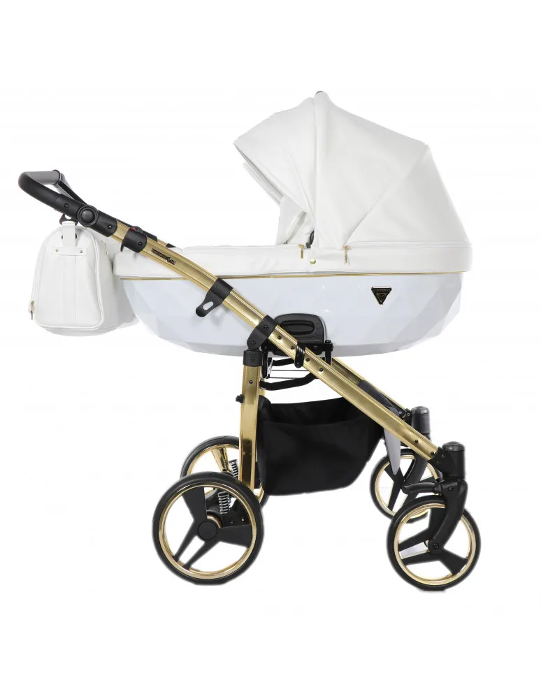 CARRO GEMELAR DUO JUNAMA INDIVIDUAL BLANCO/ORO 04