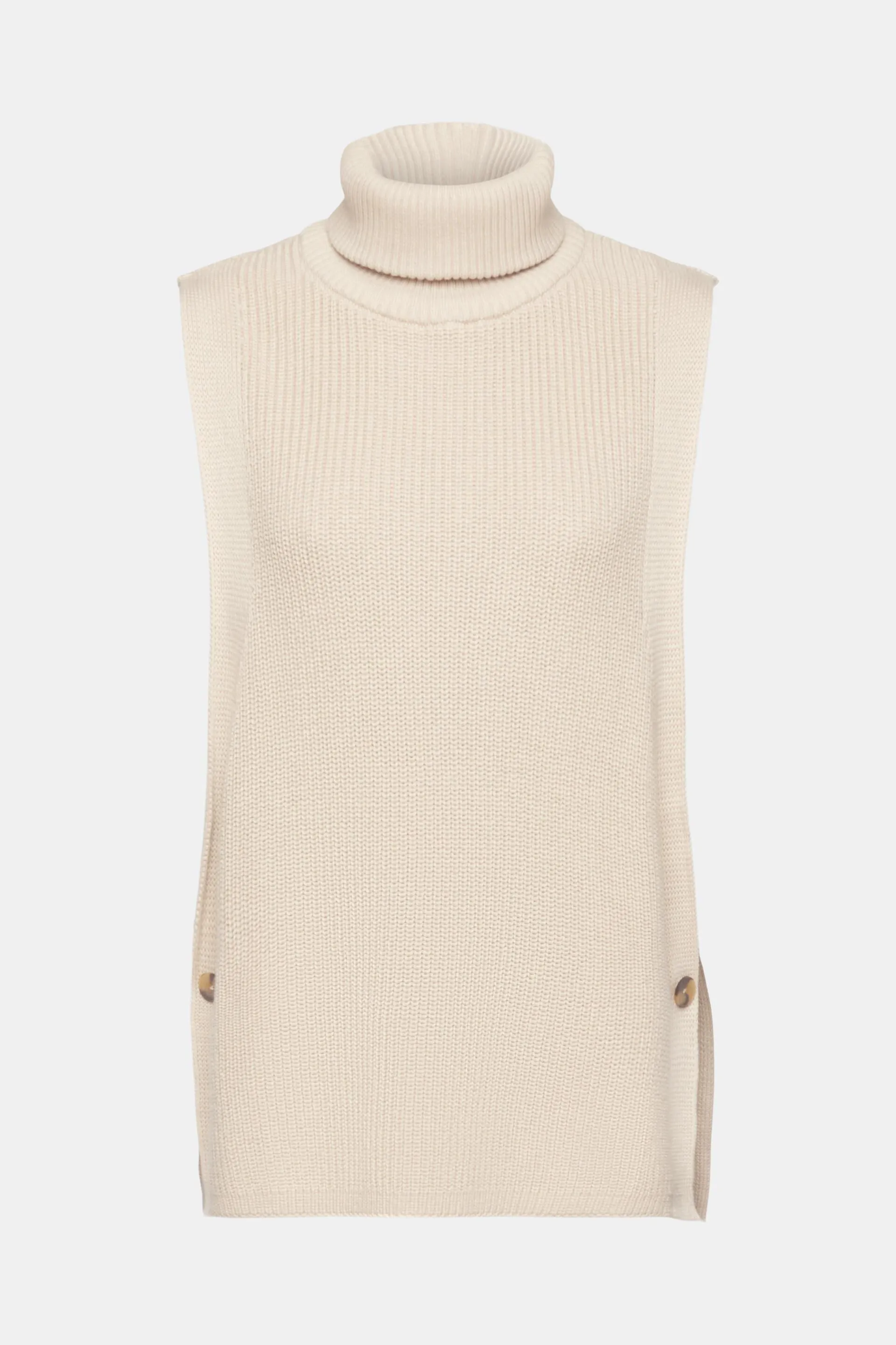 Chaleco con cuello alto