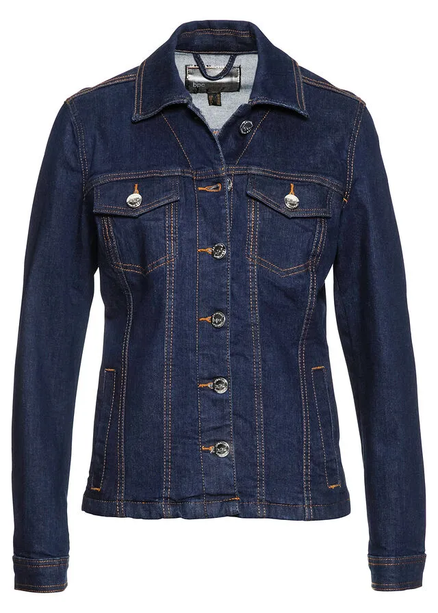 Chaqueta denim Azul oscuro denim