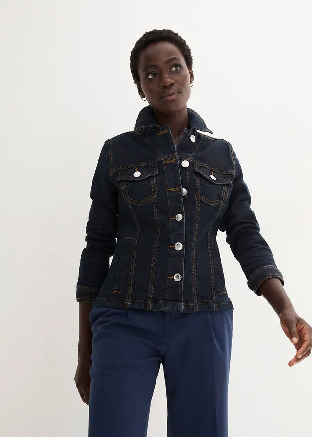Chaqueta denim Azul oscuro denim