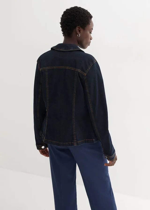 Chaqueta denim Azul oscuro denim