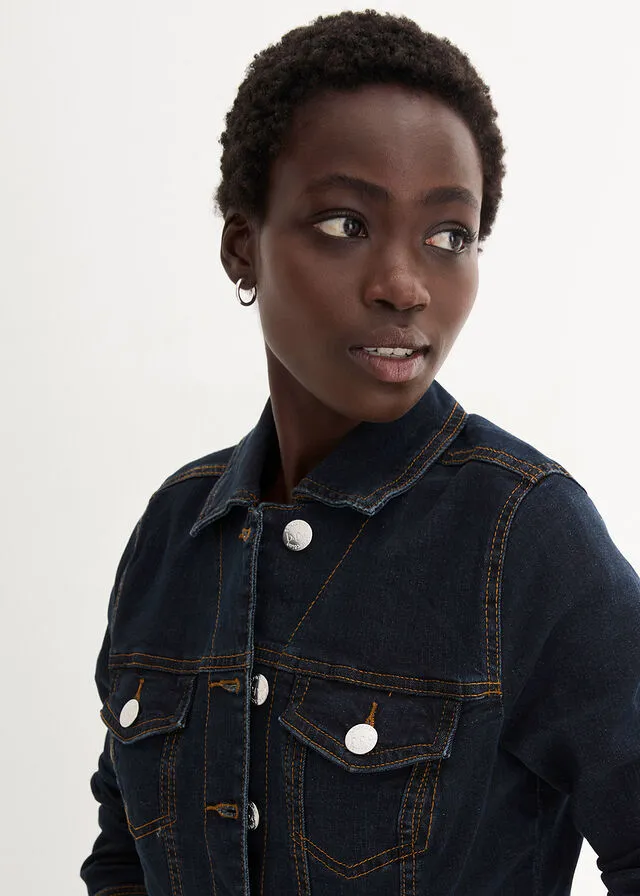 Chaqueta denim Azul oscuro denim