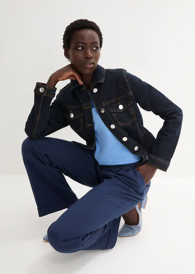 Chaqueta denim Azul oscuro denim
