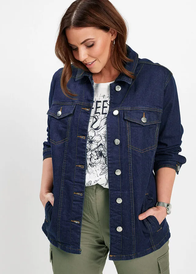 Chaqueta denim Negro denim