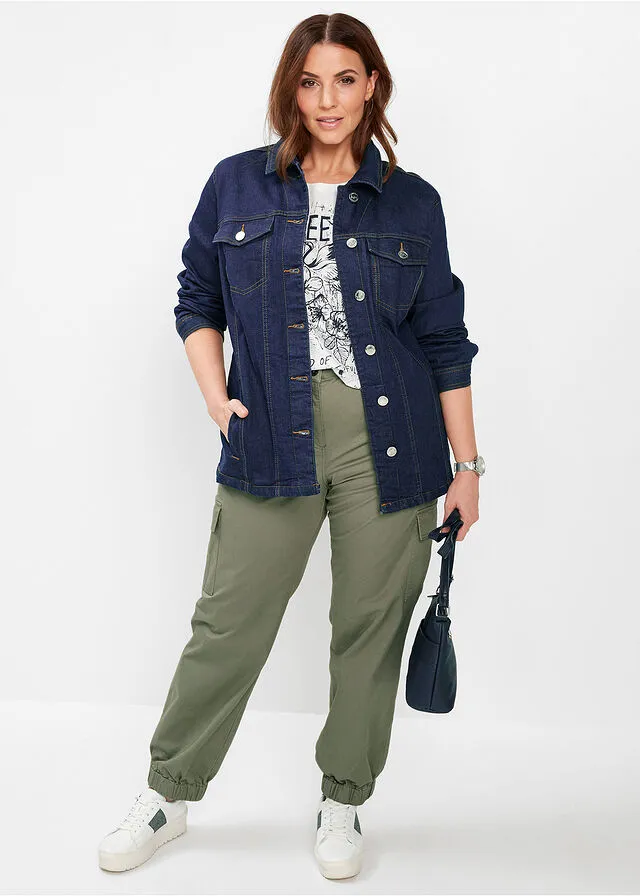 Chaqueta denim Negro denim
