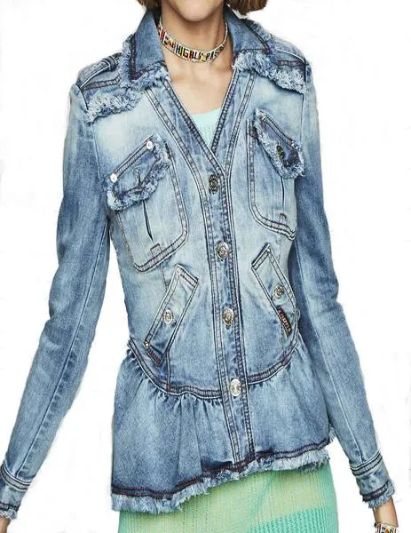 chaqueta highly preppy vaquera