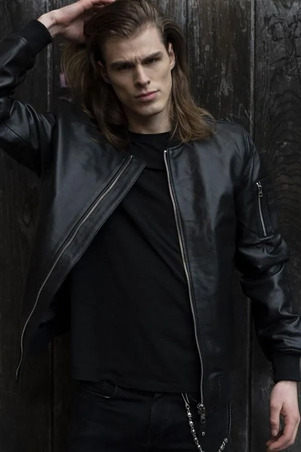 Chaqueta Hombre Schott Lcbomb Black